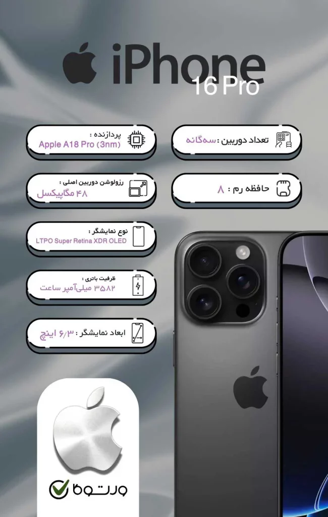 iPHONE 16 Pro