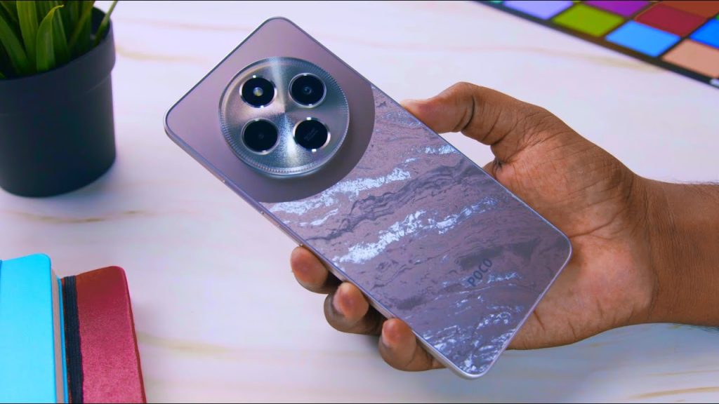 پوکو سی ۷۵ رنگ بنفش با چهار دوربین