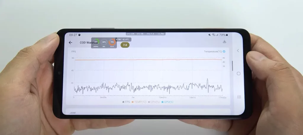 تست گیم گوشی گلکسی A06