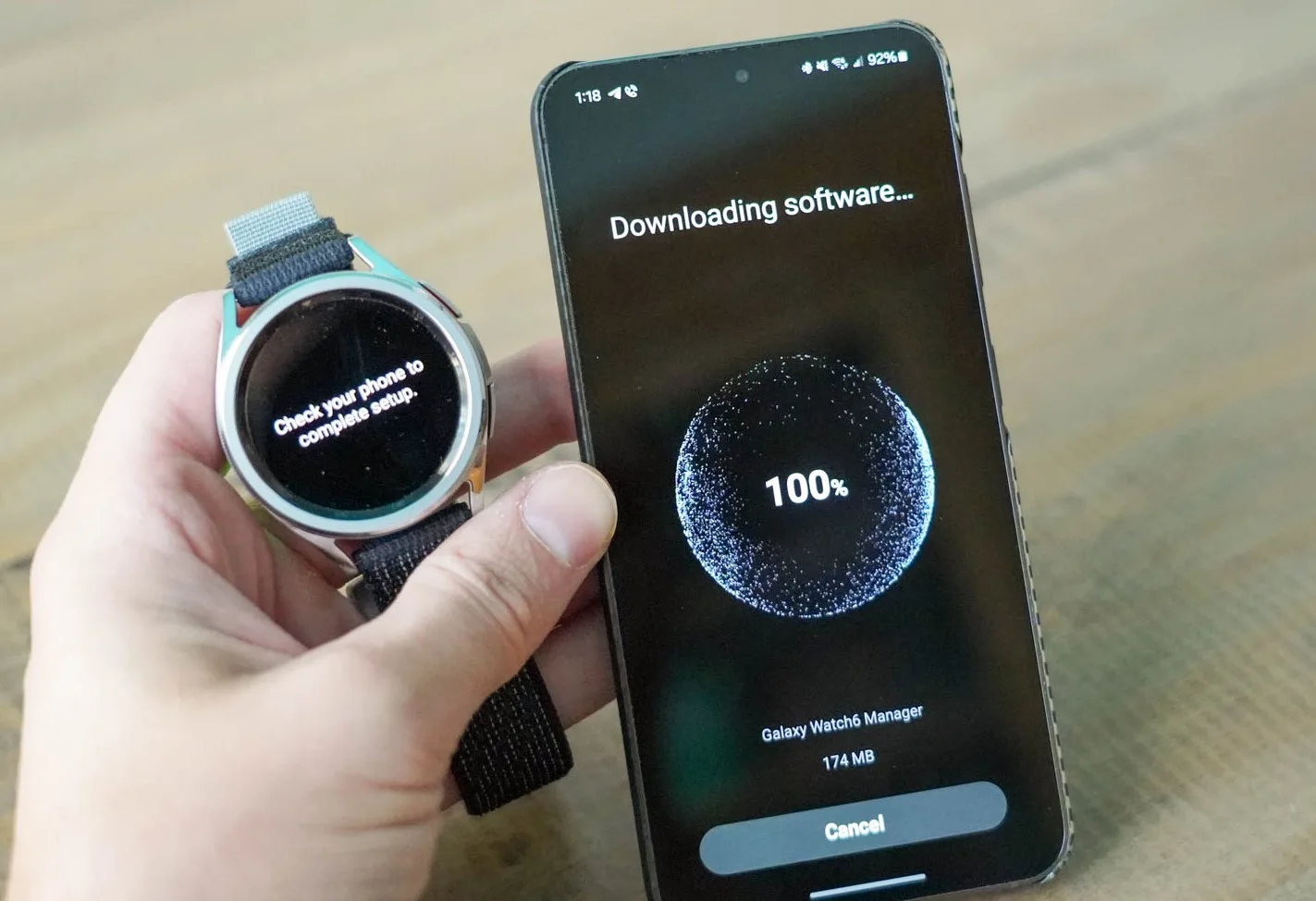 نصب اپلیکیشن galaxy wearable