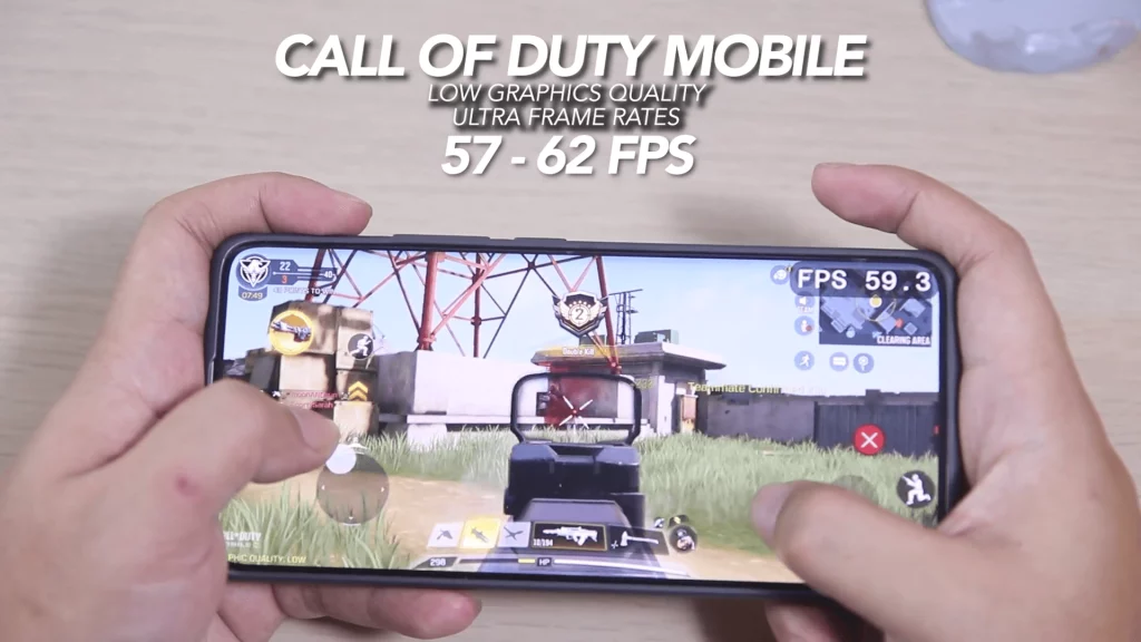 تست گیم poco x7 کالاف دیوتی