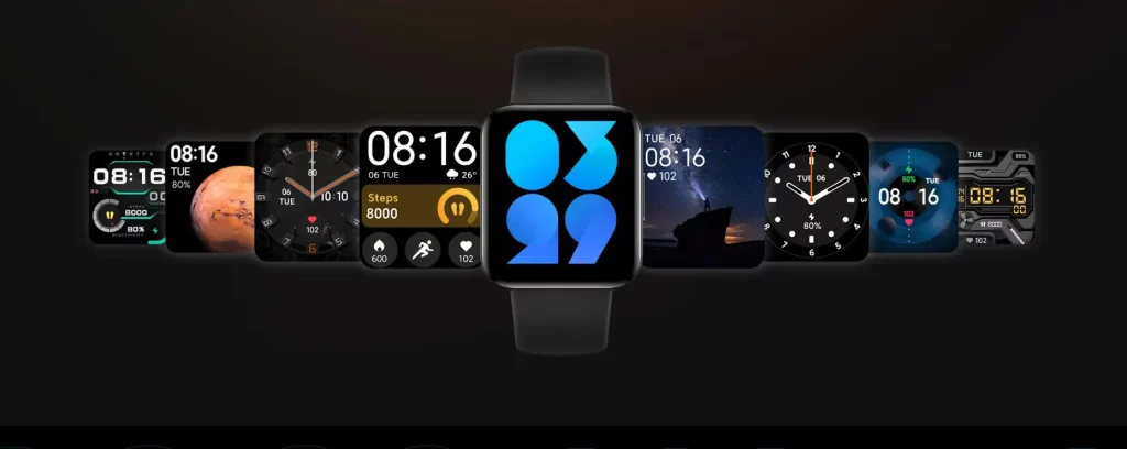 انواع واج فیس شیائومی واچ