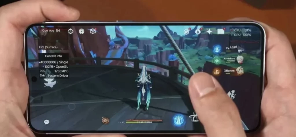 یازی گنشین ایمپکت روی گوشی سامسونگ اس ۲۵