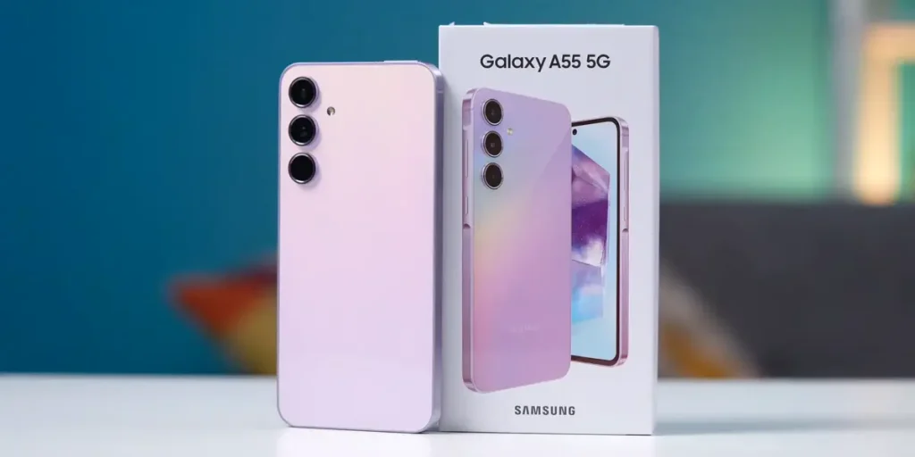 samsung galaxy A55 phone