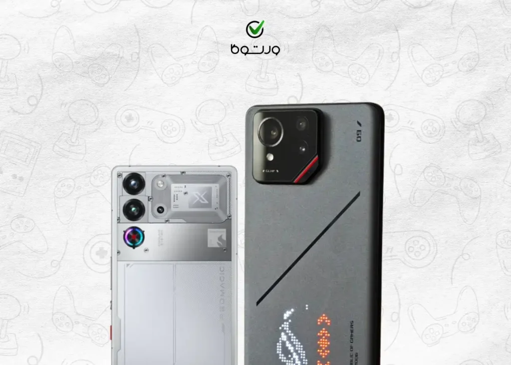 دو گوشی گیمینگ گوشی ZTE nubia RedMagic 10 Pro و گوشی Asus ROG Phone 9 Pro
