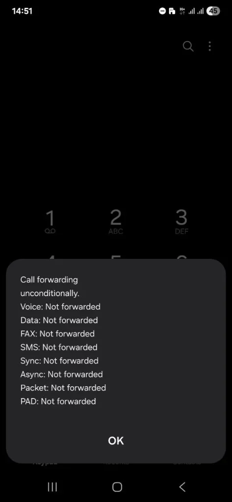 کد بررسی دایورت تماس در اندروید