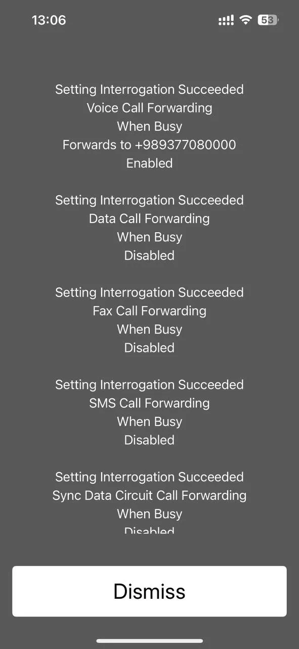 کد دایورت تماس هنگام مکالمه در آیفون