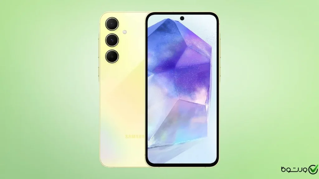 تصویر محصول گلکسی a55 زرد رنگ