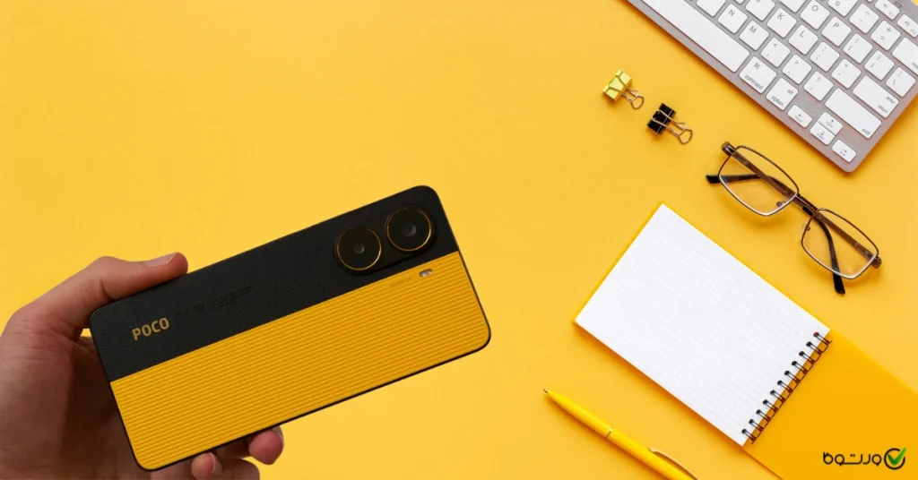 مدل با رنگ زرد-مشکی پوکو x7 pro