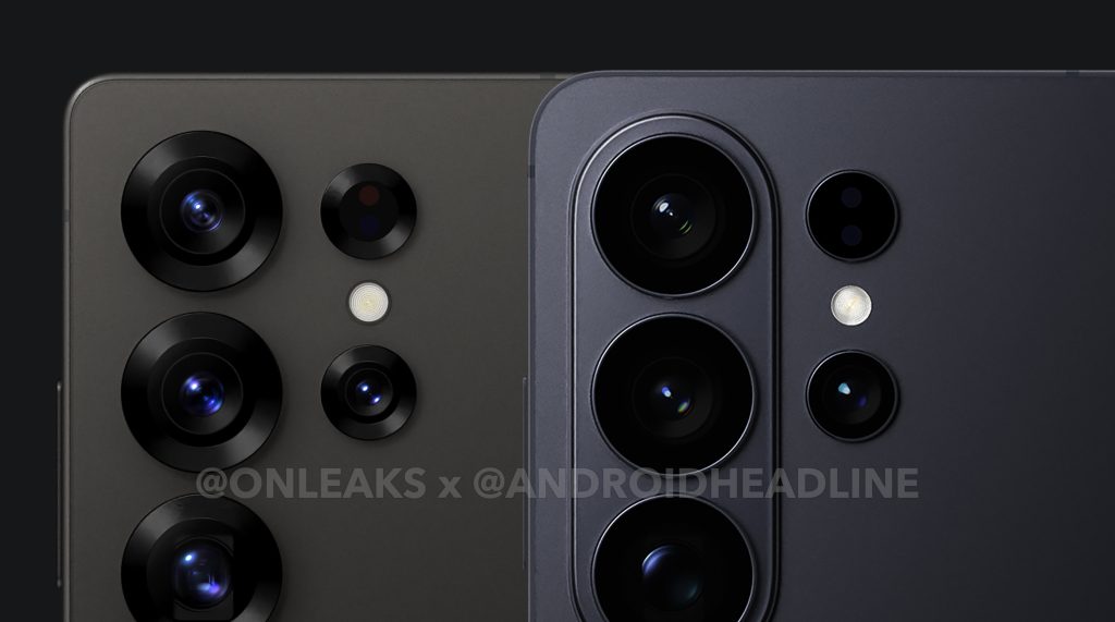 تصاویر رندر گلکسی s26 ultra و مقایسه با s25 ultra - گوشه ها