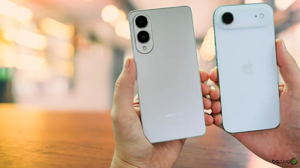 آیفون ۱۷ ایر و گلکسی اس ۲۵ اج