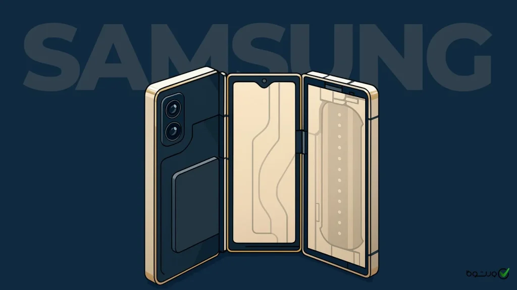 گوشی با سه باتری! تاشو جدید سامسونگ را ببینید