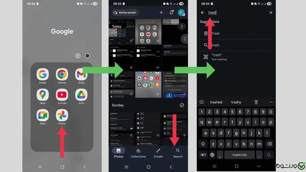 آموزش برگرداندن عکس های حذف شده با گوگل فوتوز