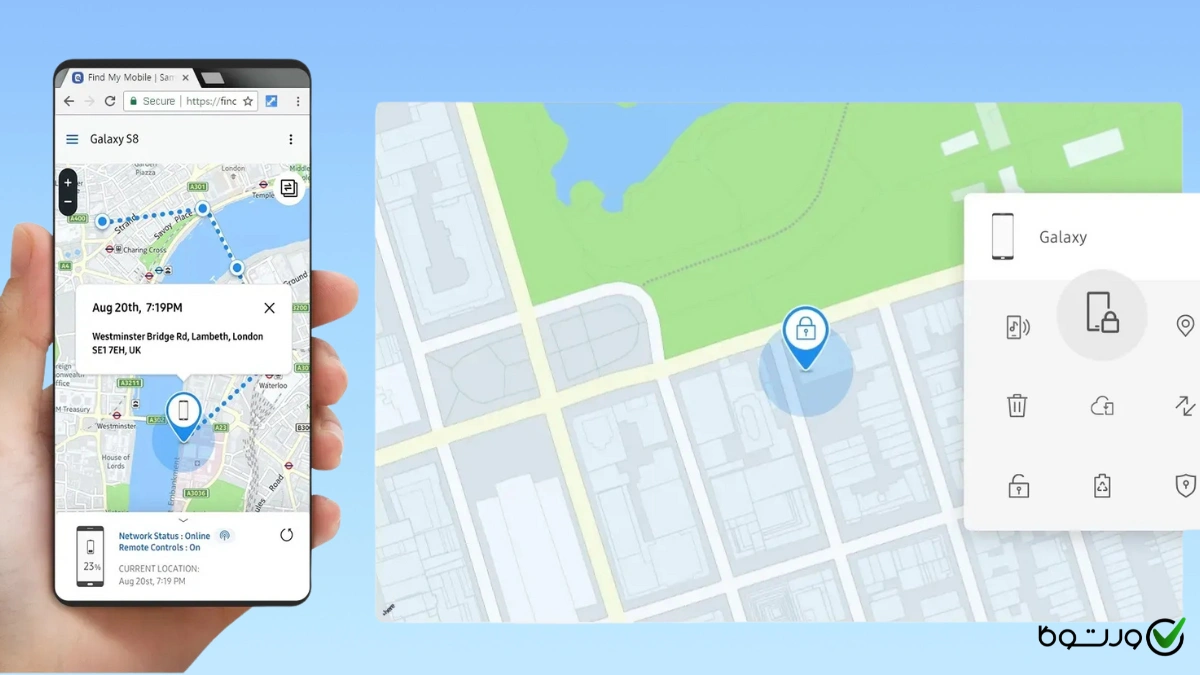 یافتن گوشی گمشده