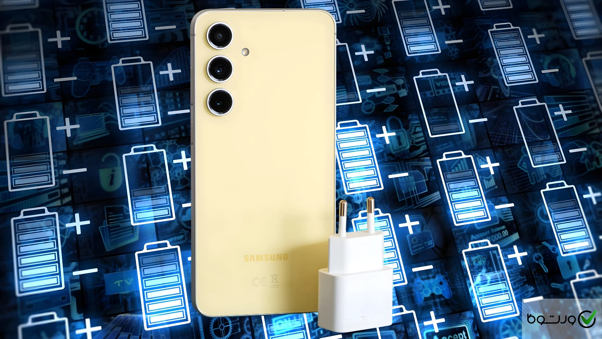 galaxy s24 fe battery باتری و سرعت شارژ اس ۲۴ اف ای