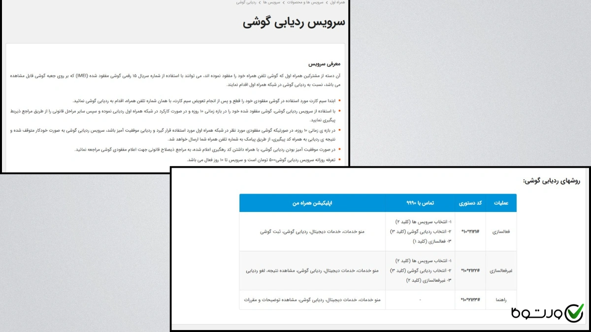 ردیابی با همراه اول