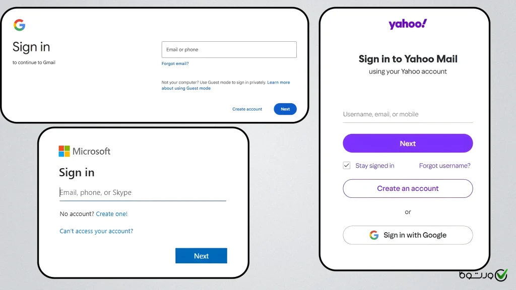 ورود به ایمیل از طریق نسخه تحت وب
