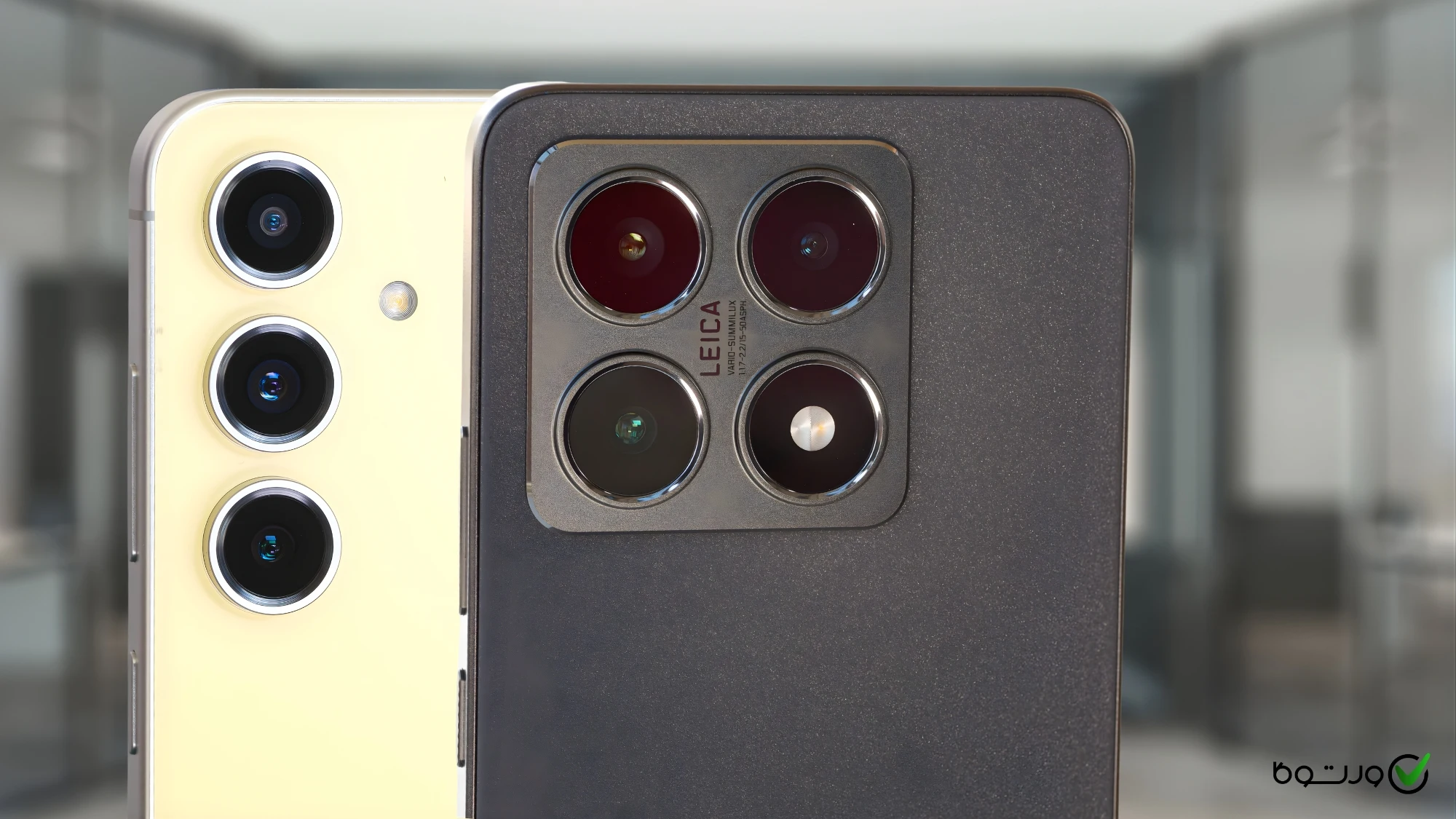 xiaomi 14t and s24 fe مقایسه طراحی و بدنه دو گوشی