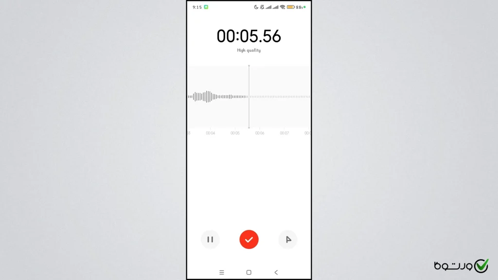 ضبط صدا گوشی شیائومی