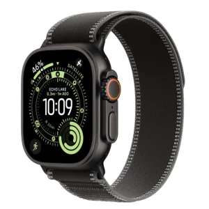 اپل واچ اولترا ۳ سایز ۴۹ میلی‌متری مدل Black Titanium Case با بند Trail