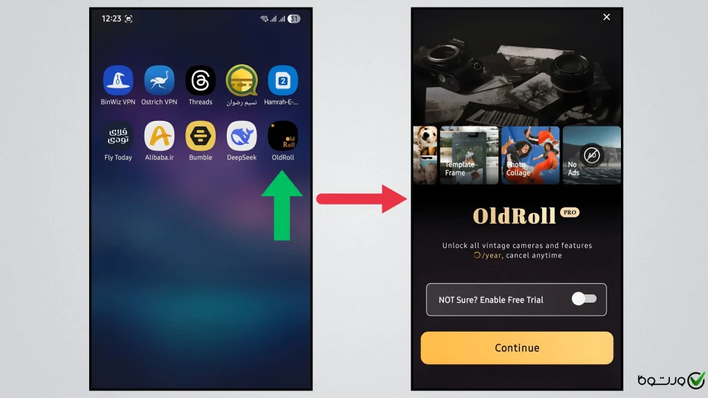 برنامه OldRoll اندروید؛ بررسی مزایا و معایب