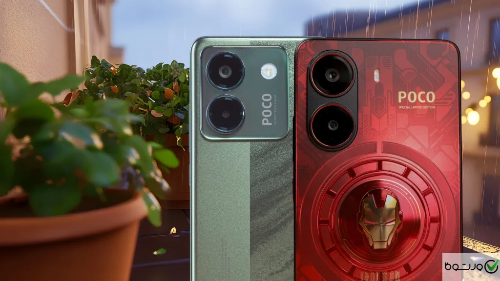 تفاوت کیفیت ساخت و طراحی پوکو x7 pro و پوکو m7 pro