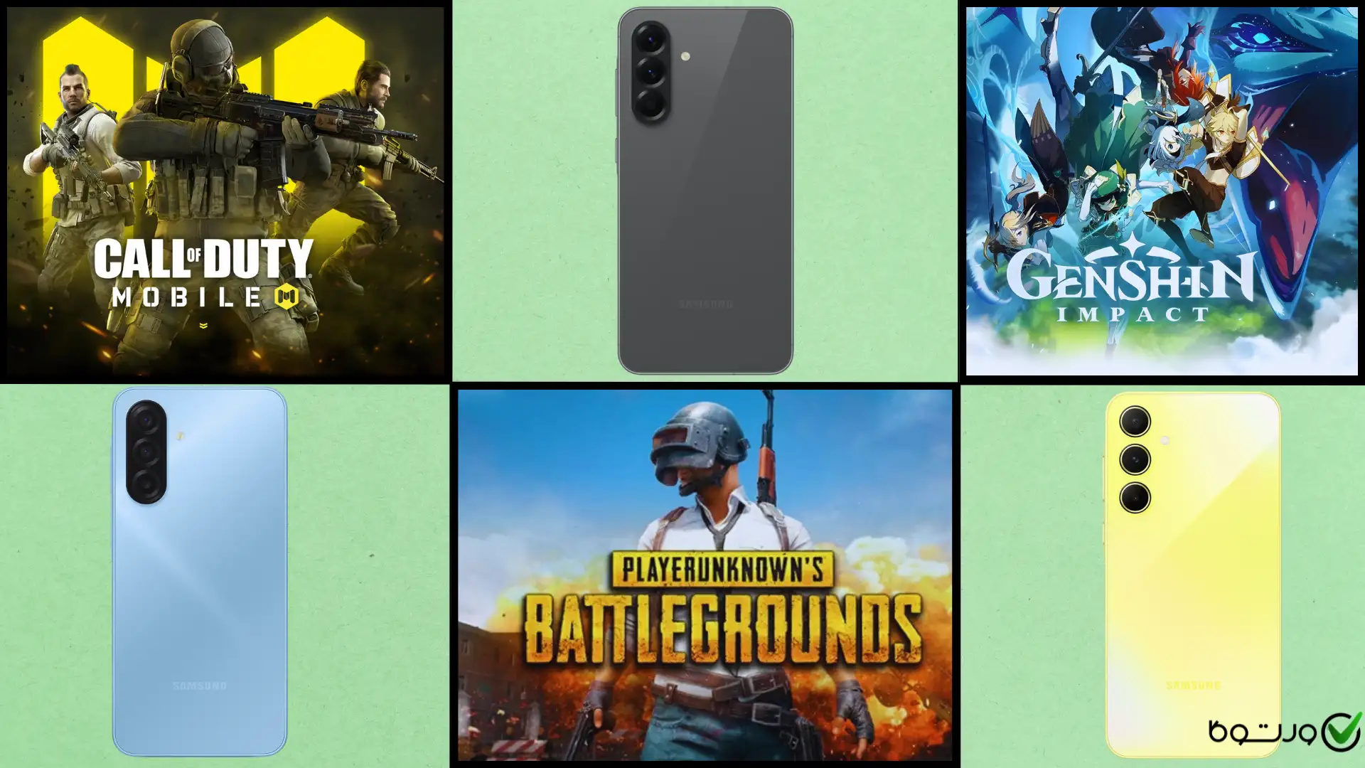 بهترین گوشی میان رده سامسونگ برای گیم؛ معرفی ۵ مدل برتر (بهمن ۱۴۰۴)